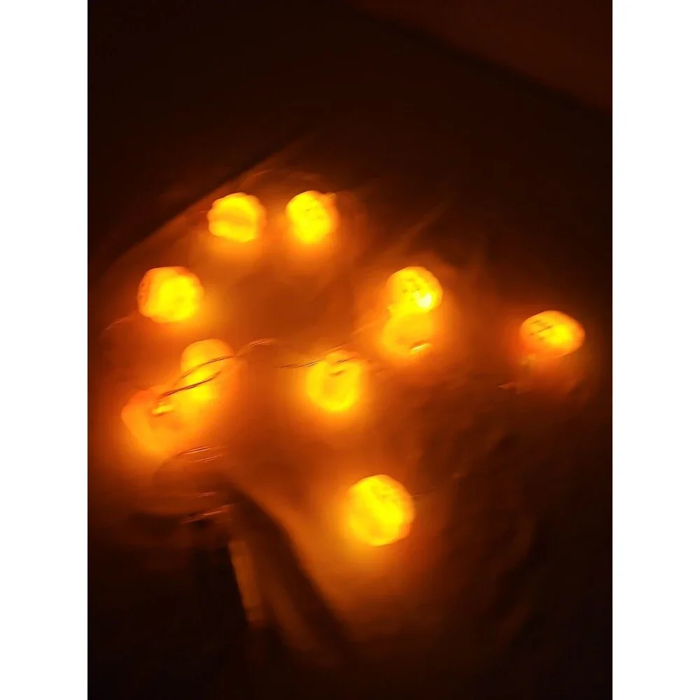 Halloween Pumpkin String Lights Jack-O'-Lantern Battery Operated Decor New